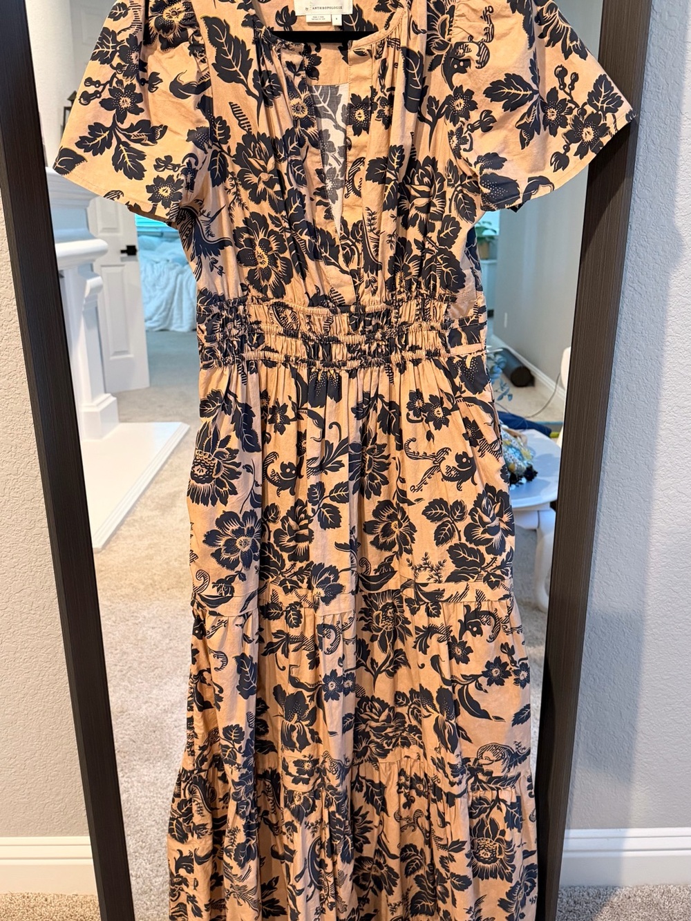 Anthropologie Somerset Maxi Dress with Floral Print - Picture 2 of 4